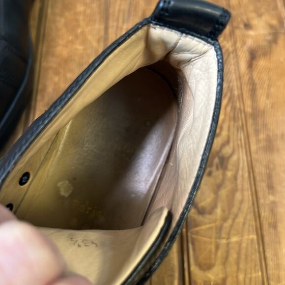 Christian Louboutin mens Louis high top black sneakers size 43 1/2 - Picture 9 of 16